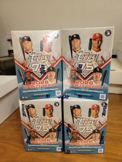 Topps 75 2026 Update Series Baseball Card Boxes 40$ EACH (4)