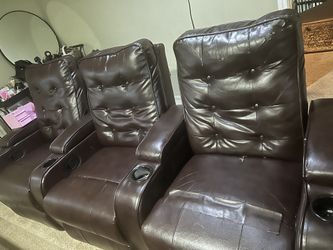 Movie theater chairs