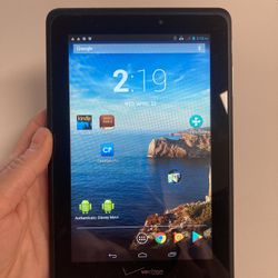 Verizon 7” 4G Tablet - Wi-Fi And Cellular, Works Great 