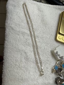 Sterling silver.