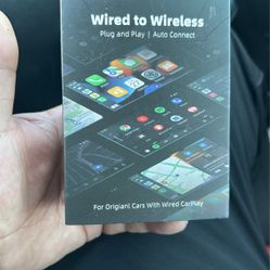 Wired To Wireless Car Play And Autoplay