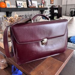 Jack Georges Leather Briefcase 4402