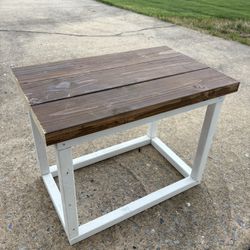 Nice Solid Wood Side Table 26”x16”x20”