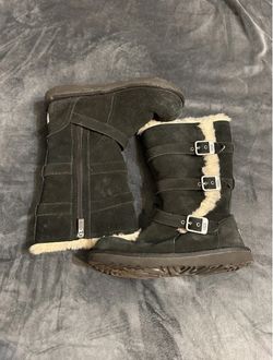UGG Australia Maddi Black Tall Boots Youth/Women's Size 4