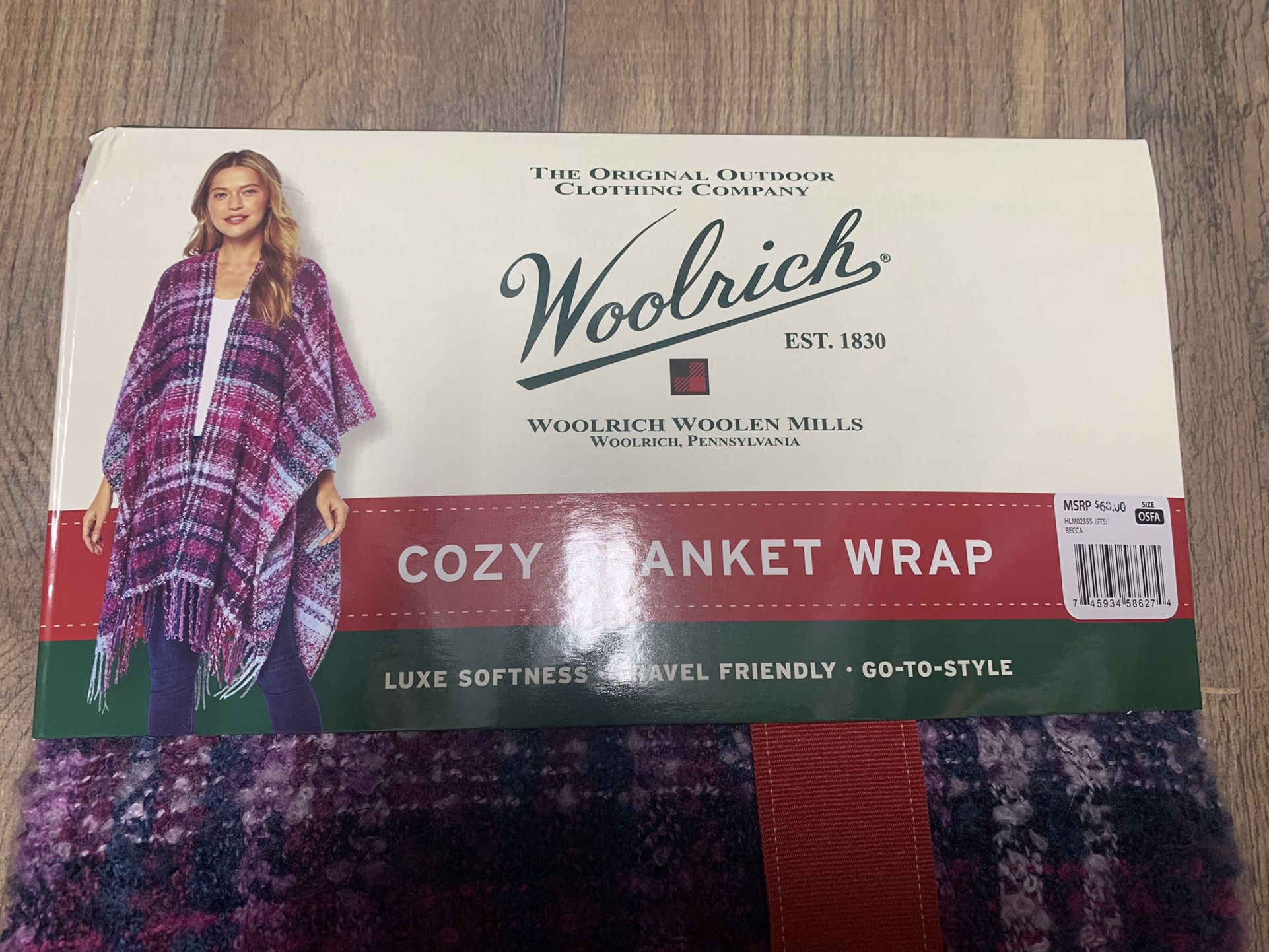 Woolrich Cozy Blanket Wrap