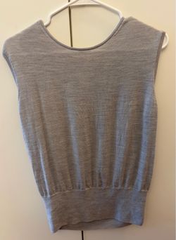 BANANA REPUBLIC light blue/gray tank
