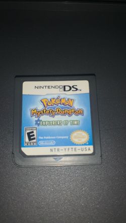 nintendo ds pokemon mystery dungeon explorers of time