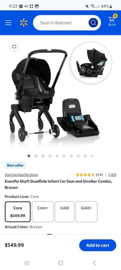 Evenflo Shyft DualRide Infant Car Seat and Stroller Combo $390