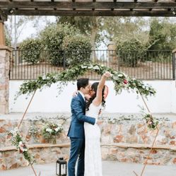 Boho Style Copper Arch - Wedding Decor, Balloon Arch