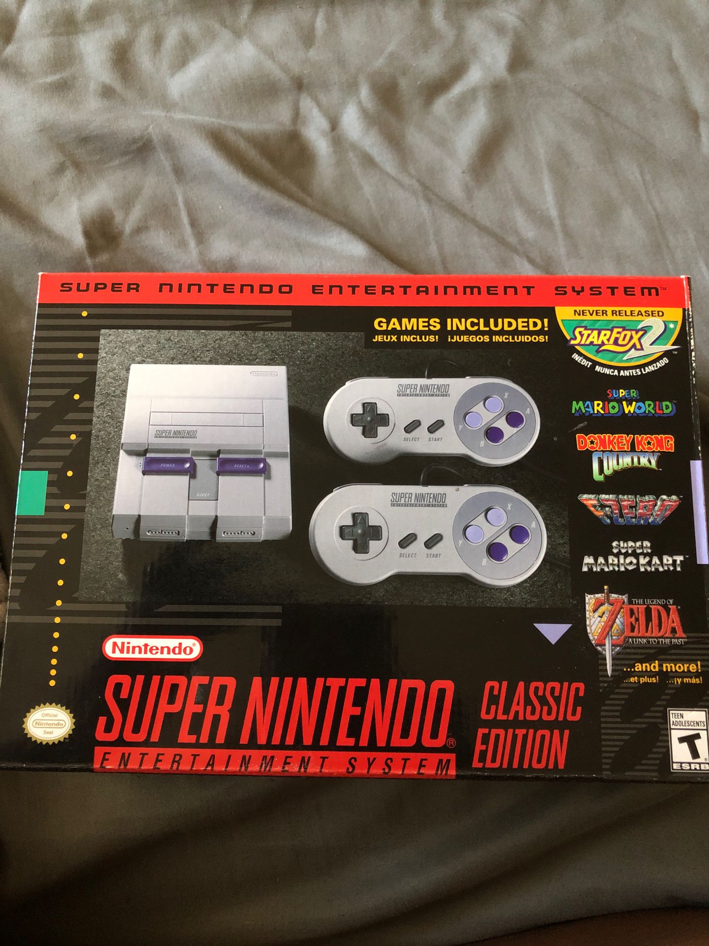 Super Nintendo Classic Edition built in Games Mini