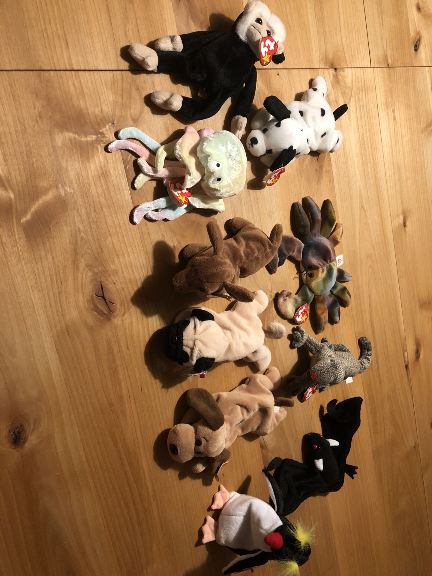 Lot of assorted TY beanie babies
