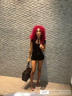 Pretty little thing black romper