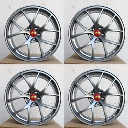 19x8.5J Silver Wheels 5x114.3 ET38 CB73.1 Brand New