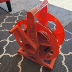 🔥 50ft Heavy Duty Orange Extension Cord on Durable Storage Reel Garage Workshop Outdoor Power Tool Organizer

Overall Good Condition