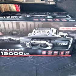 New Badland apex truck / SUV wireless winch 12,000 lb.
