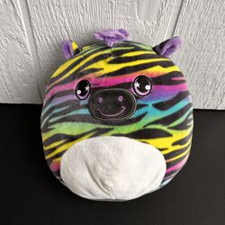 Squishmallow Safiyah the Rainbow Zebra