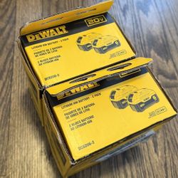 20V MAX Premium Lithium-Ion 6.0Ah Battery Pack (2 Pack)