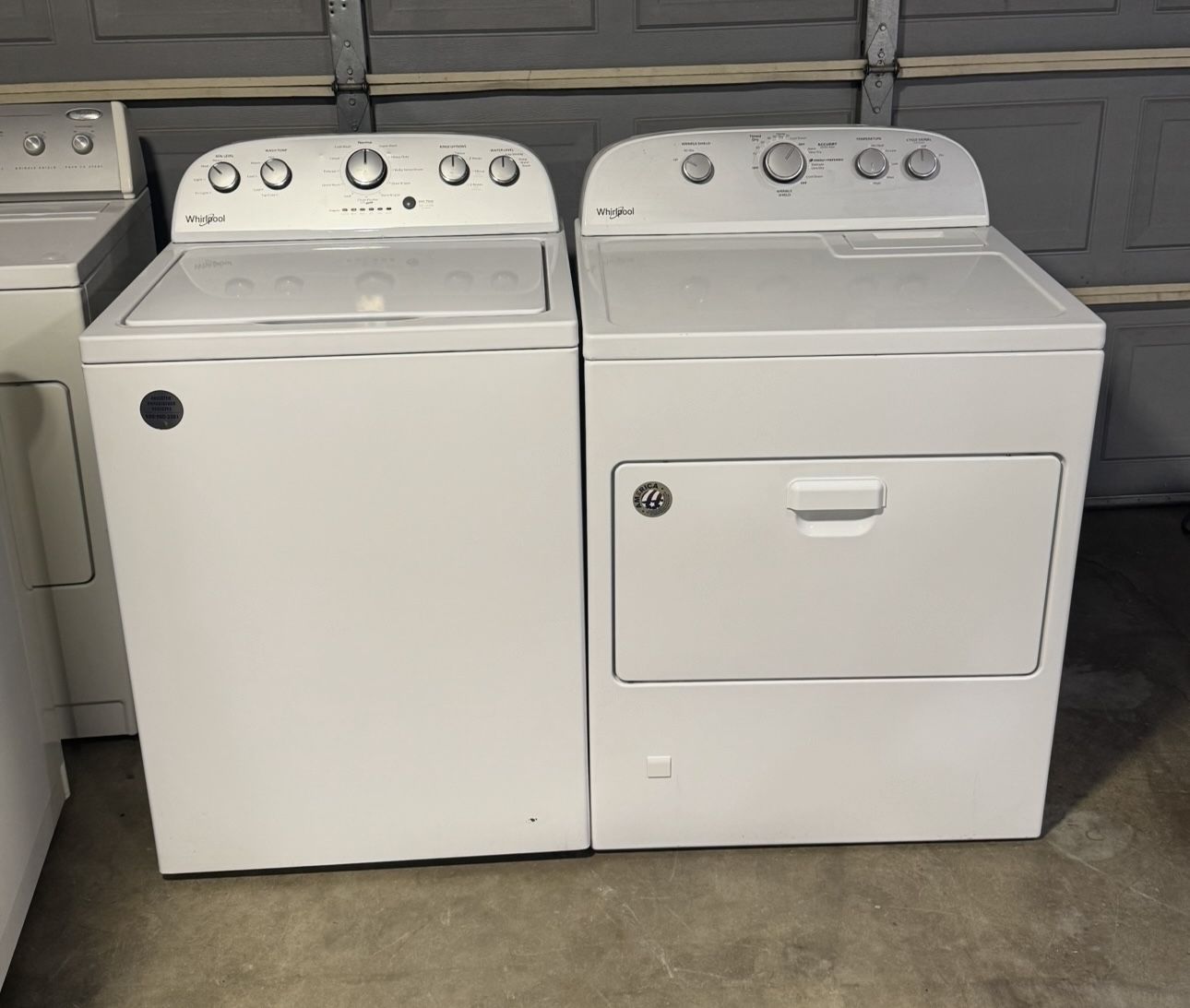 Set Whirlpool Heavy Duty Washer Machine And Gas Dryer Everything Works We Deliver 