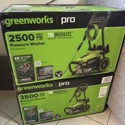 GreenWorks 2500 Psi Pressure Washer