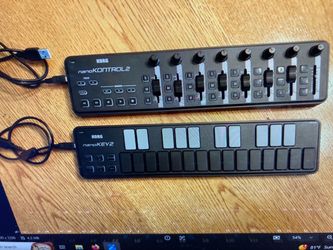 Korg nanoKONTROL2 and nanoKEY2 MIDI Controllers