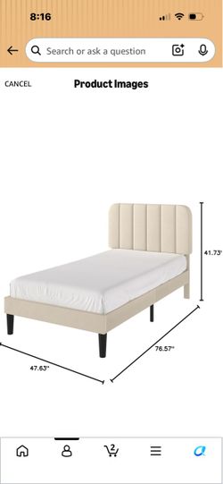 Twin bed frame