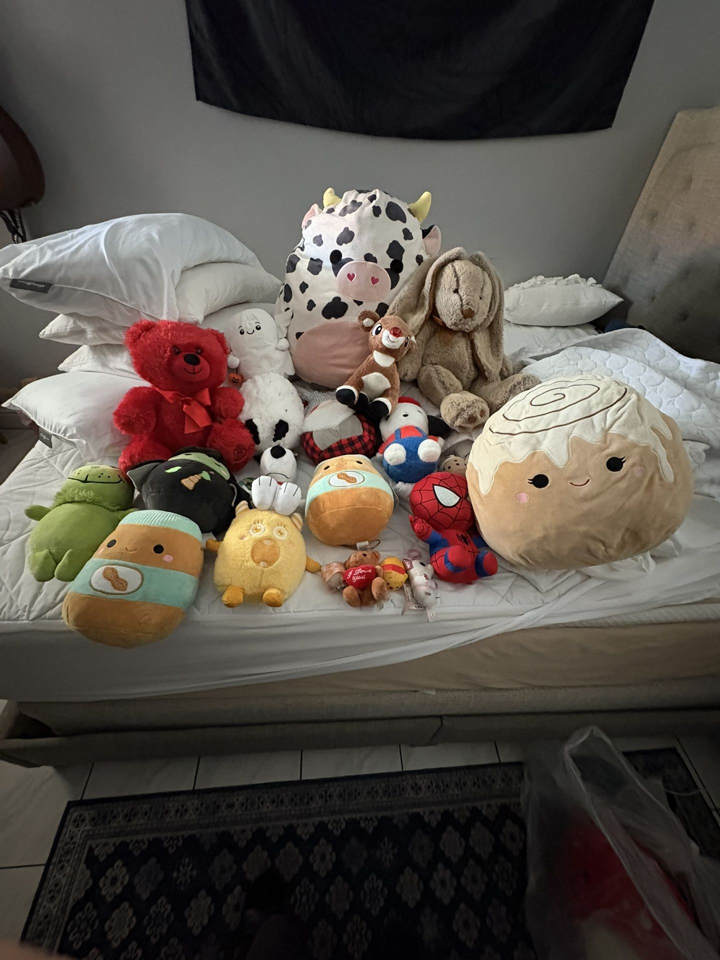 Plushies/squishmallows my ex gave me (need them gone asap pls)