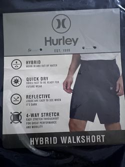 🤩💰🔥 NWT Men's Hurley Hybrid Shorts (Size 44) – Navy – $30 🔥💰🤩