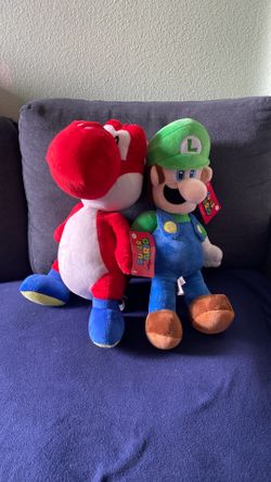 Mario plushies
