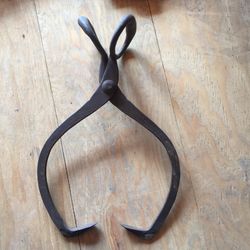 Vintage block ice tongs.