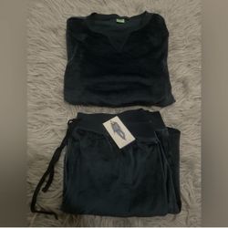 2 Pc Fleece Lounge Set 