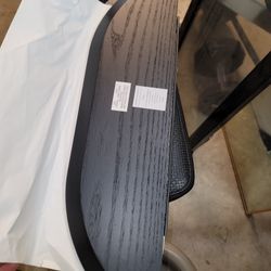 2 Black Floating Shelves 