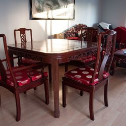 Rosewood dining room set