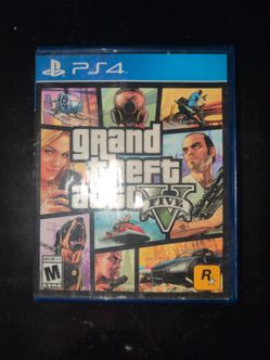 Grand theft Auto v for the PS4