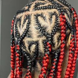 Small Boho Knoteless Waist Length Human Hair