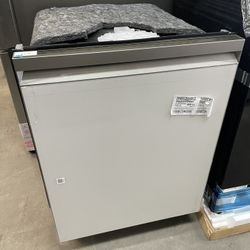 Samsung Bespoke White Glass Dishwasher 