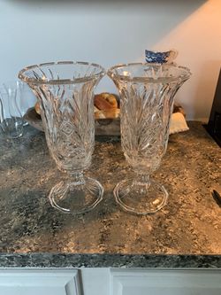 Pair of Vintage Imperial Crystal