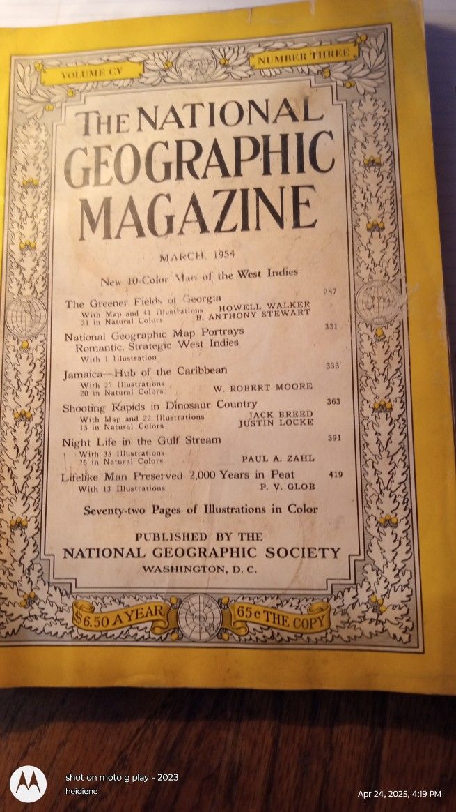 Old National GEOGRAPHIC MAGAZINES