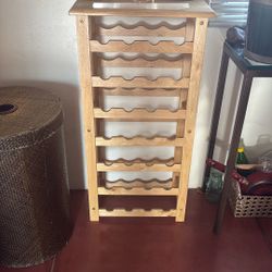 Wood Wine Rack 