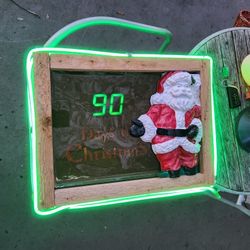 Digital, Electric Christmas Countdown clock no longer sold in stores for several years 21"x16"x4" read description! 