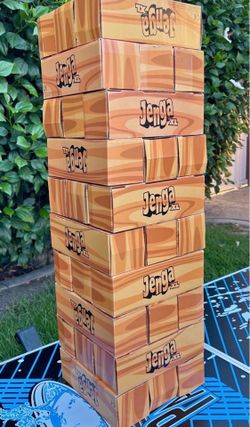 Cardboard Jenga