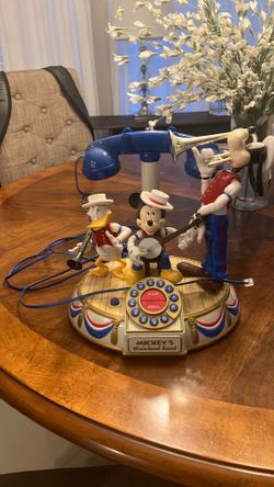Vintage Disney Phone Mickey”s Dixieland Band House Phone
