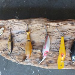 Antique Lures Some Collection Must Haves! And An Antique Bait Caster Beauty Short Rod And Reel