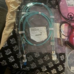 Networking Hardware Job Lot: High-Speed Server/Telecom Cables & Cords Bulk Lot: New SFP+/QSFP+ Direct Attach (DAC) & Fiber Optic Network Cables (Erics