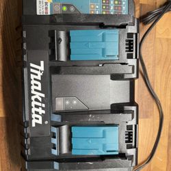 Makita 18V Lithium-Ion Dual Port Rapid Optimum Charger