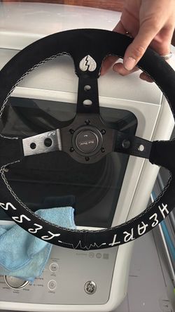Bull boost performance racing steering wheel with steering column hub brand new just box