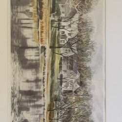 Original Art print SIGNED! Framed  Must have!!