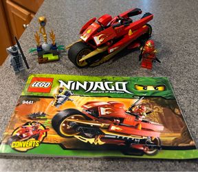 LEGO NINJAGO 9441 – Kai’s Blade Cycle (Retired) – 100% Complete