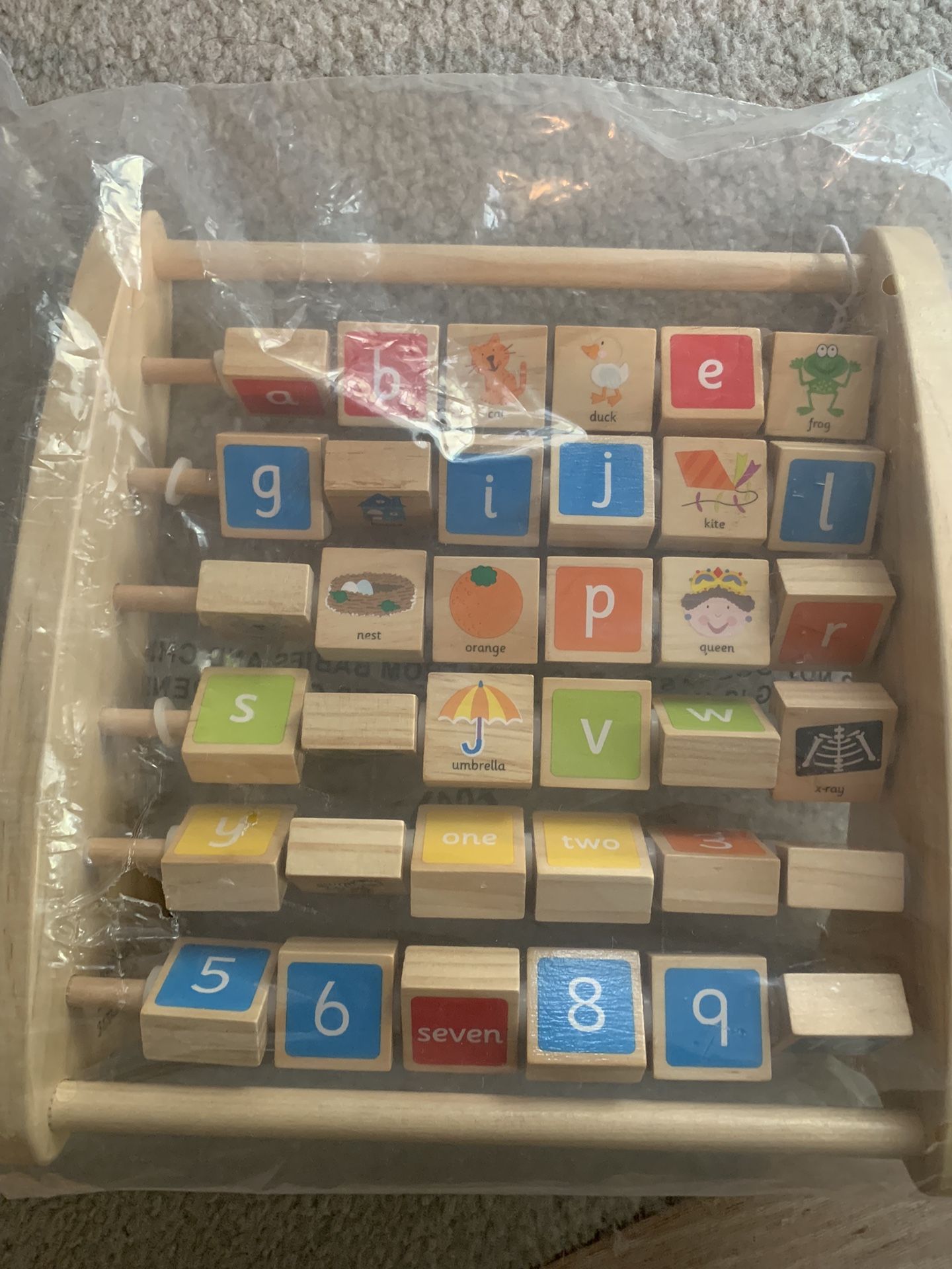 **NEW** Early Learning Centre (ELC) Abacus Teaching Frame Learning to Count Toy.