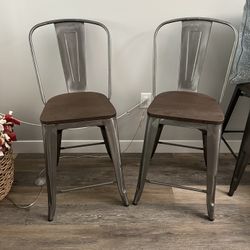 Two Counter Height Stools