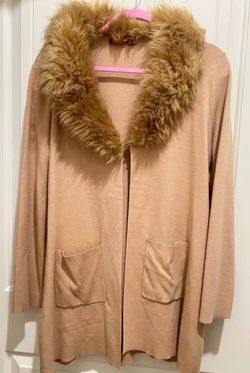 Belldini cardigan with faux fur XL